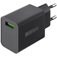 Сетевое зарядное устройство InterStep New RT: 1xUSB (18W) 2.4A QuickCharge 3.0 Black (IS-TC-1USQCBK18-000B210)