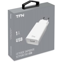 Сетевое зарядное устройство TFN USB 1A White (TFN-WC1U1AWH)