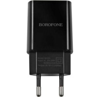 Сетевое зарядное устройство BOROFONE BA20A Sharp Black (УТ000021833)