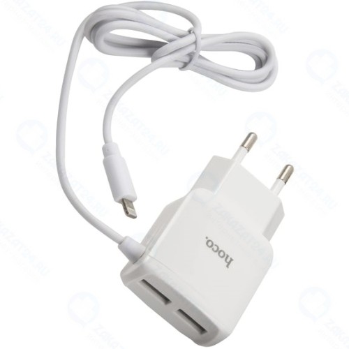 Сетевое зарядное устройство HOCO C59A Mega Joy White (УТ000022004)