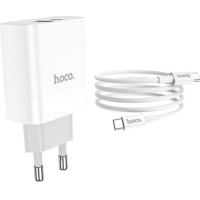 Сетевое зарядное устройство HOCO C80A Rapido White (УТ000023102)