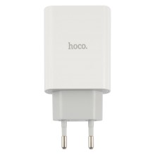 Сетевое зарядное устройство HOCO C80A Rapido USB Type C PD20W + QC3.0 White (УТ000024209)