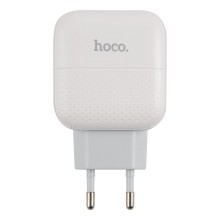Сетевое зарядное устройство HOCO RC6, USB Type C PD18 + QC3.0 White (УТ000024735)