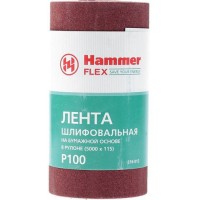 Лента шливофальная Hammer Flex 115 ммх5м P100 бумажная основа. рулон (216-013)