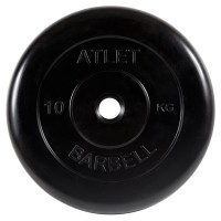 Диск для штанги MB-BARBELL Atlet, d 26 мм, 10 кг (MB-AtletB26-10)