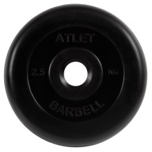 Диск для штанги MB-BARBELL Atlet, d 26 мм, 2,5 кг (MB-AtletB26-2,5)