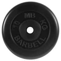 Диск для штанги MB-BARBELL d 26 мм, 10 кг (MB-PltB26-10)