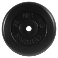 Диск для штанги MB-BARBELL d 26 мм, 25 кг (MB-PltB26-25)