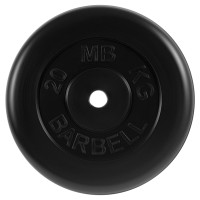 Диск для штанги MB-BARBELL d 31 мм, 20 кг (MB-PltB31-20)