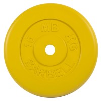 Диск для штанги MB-BARBELL d 26 мм, 15 кг (MB-PltC26-15)
