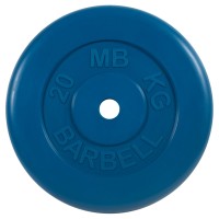 Диск для штанги MB-BARBELL d 26 мм, 20 кг (MB-PltC26-20)