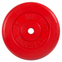 Диск для штанги MB-BARBELL d 26 мм, 25 кг (MB-PltC26-25)