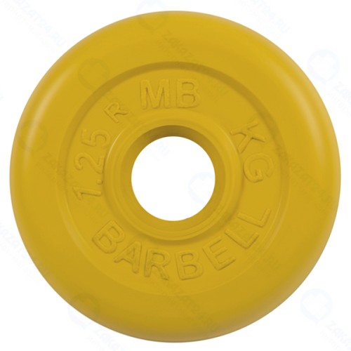 Диск для штанги MB-BARBELL d 31 мм, 1,25 кг (MB-PltC31-1,25)