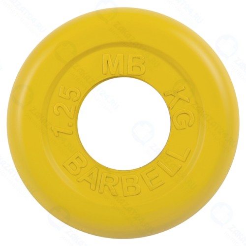 Диск для штанги MB-BARBELL d 51 мм, 1,25 кг (MB-PltC51-1,25)