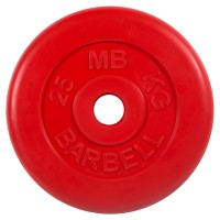 Диск для штанги MB-BARBELL d 51 мм, 25 кг (MB-PltC51-25)