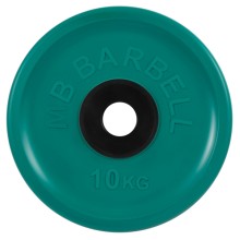 Диск для штанги MB-BARBELL d 51 мм, 10 кг (MB-PltCE-10)