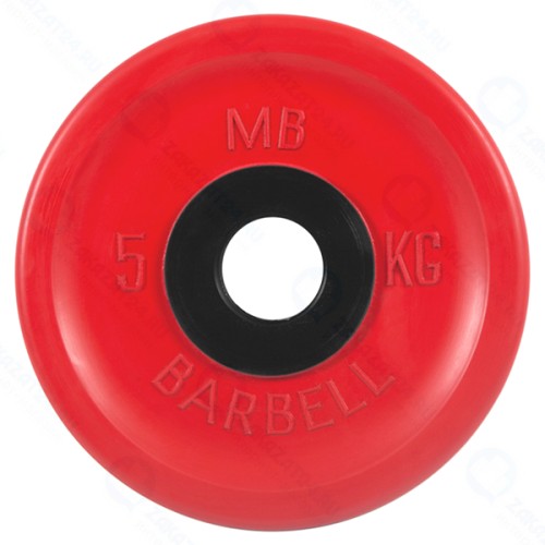 Диск для штанги MB-BARBELL d 51 мм, 5 кг (MB-PltCE-5)