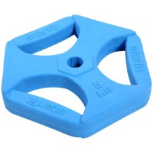 Диск для штанги STARFIT BB-205, 5 кг, обрезиненный, с хватами, синий (УТ-00016578) Диск для штанги STARFIT BB-205, 5 кг, обрезиненный, с хватами, синий (УТ-00016578)