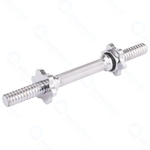 Гриф гантельный STARFIT BB-107, 40 см/25 мм, металлический, с замками (УТ-00016629)