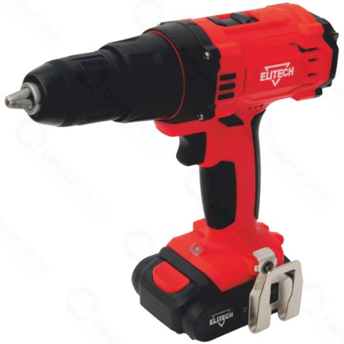 Аккумуляторная дрель-шуруповерт Elitech ДА 14СЛ2 (191614)