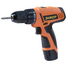 Аккумуляторная дрель-шуруповерт Энкор ДША-2 12ЭР/10Л (50021) Аккумуляторная дрель-шуруповерт Энкор ДША-2 12ЭР/10Л (50021)