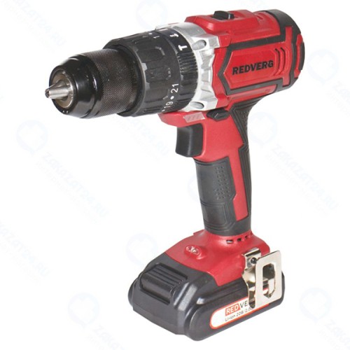 Аккумуляторная дрель-шуруповерт Redverg RD-SD20BL/2Y