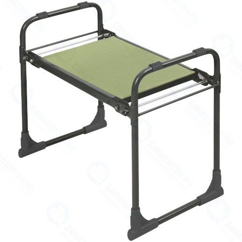 Скамейка садовая NIKA с мягким сиденьем, черная (СКМ/Ч)