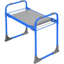 Скамейка садовая NIKA с мягким сиденьем, голубая (СКМ/Г) Скамейка садовая NIKA с мягким сиденьем, голубая (СКМ/Г)