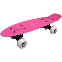 Скейтборд-круизер INDIGO 43,18х12,7см, розовый (LS-P1705)