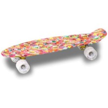 Скейтборд-круизер INDIGO Gift, 56,5х15 см, мультицвет (LS-P2206B)