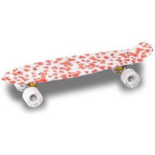 Скейтборд-круизер INDIGO Space, 56,5х15 см, красно-белый (LS-P2206B)