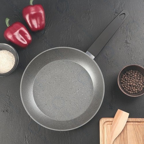 Сковорода ДОЛЯНА Stoneth, 26 см Grey (4358997)
