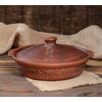 Сковорода КРАСНАЯ-ГЛИНА 4896129 26 см