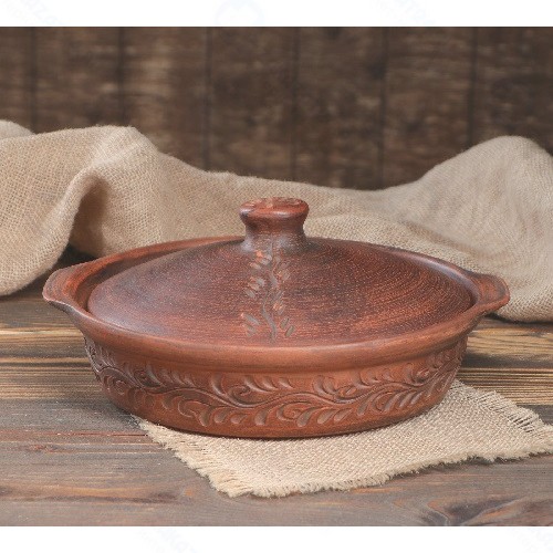 Сковорода Красная глина 4896129 26 см