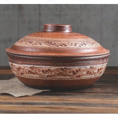 Сковорода Красная глина 508627 , красная глина