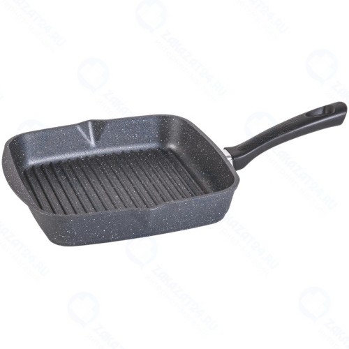 Сковорода-гриль Мечта Гранит, 24x24 см Black (64802)