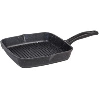 Сковорода-гриль Мечта Гранит, 28x28 см Black (68802)