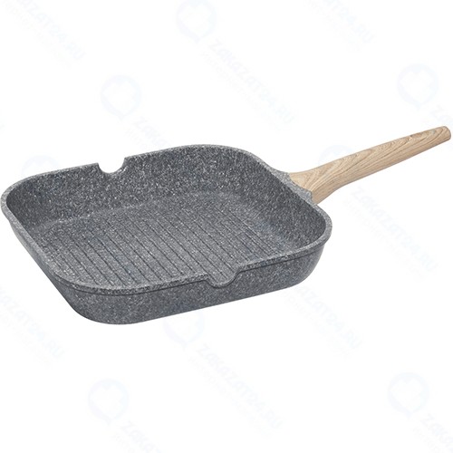 Сковорода-гриль NADOBA Mineralica, 28х28 см (728420)