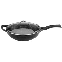 Сковорода-вок VINZER Premium Granite Induction, 32 см (89456)