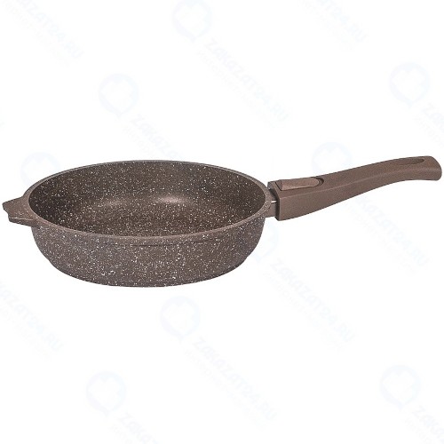 Сковорода Мечта Гранит, 18 см, съемная ручка Brown (р018806)