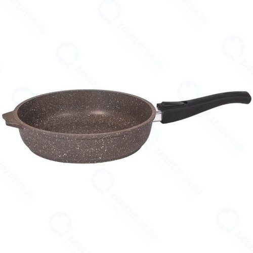 Сковорода Мечта Гранит, 30 см, со съемной ручкой Brown (р030806)