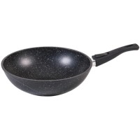 Сковорода-вок Мечта Гранит, 28 см, съемная ручка Black (р078802)