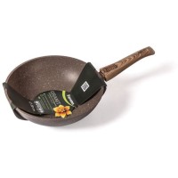 Сковорода-вок Мечта Гранит, 28 см, съемная ручка Brown (р078806)
