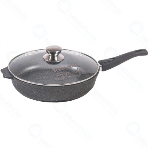 Сковорода с крышкой Мечта Гранит, 26 см, со съемной ручкой (С026701)