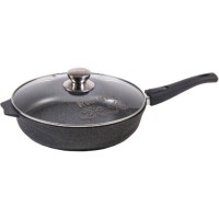 Сковорода с крышкой МЕЧТА С030701 Гранит, 30 см