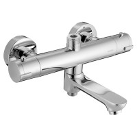 Смеситель для ванны и душа Swedbe термостатический, хром (9042)