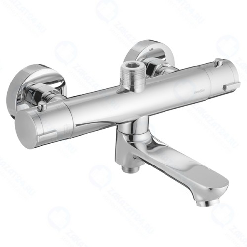 Смеситель для ванны и душа Swedbe термостатический, хром (9042)