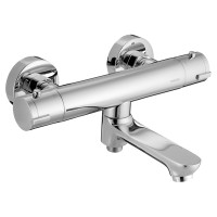 Смеситель для ванны и душа Swedbe термостатический, хром (9045)