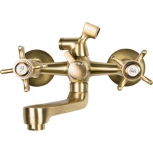 Смеситель для ванны AGGER Retro-X, с душевым набором (A1721288) Смеситель для ванны AGGER Retro-X, с душевым набором (A1721288)