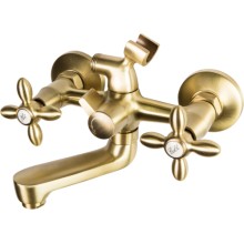 Смеситель для ванны AGGER Retro, с душевым набором Bronze (A1921288) Смеситель для ванны AGGER Retro, с душевым набором Bronze (A1921288)